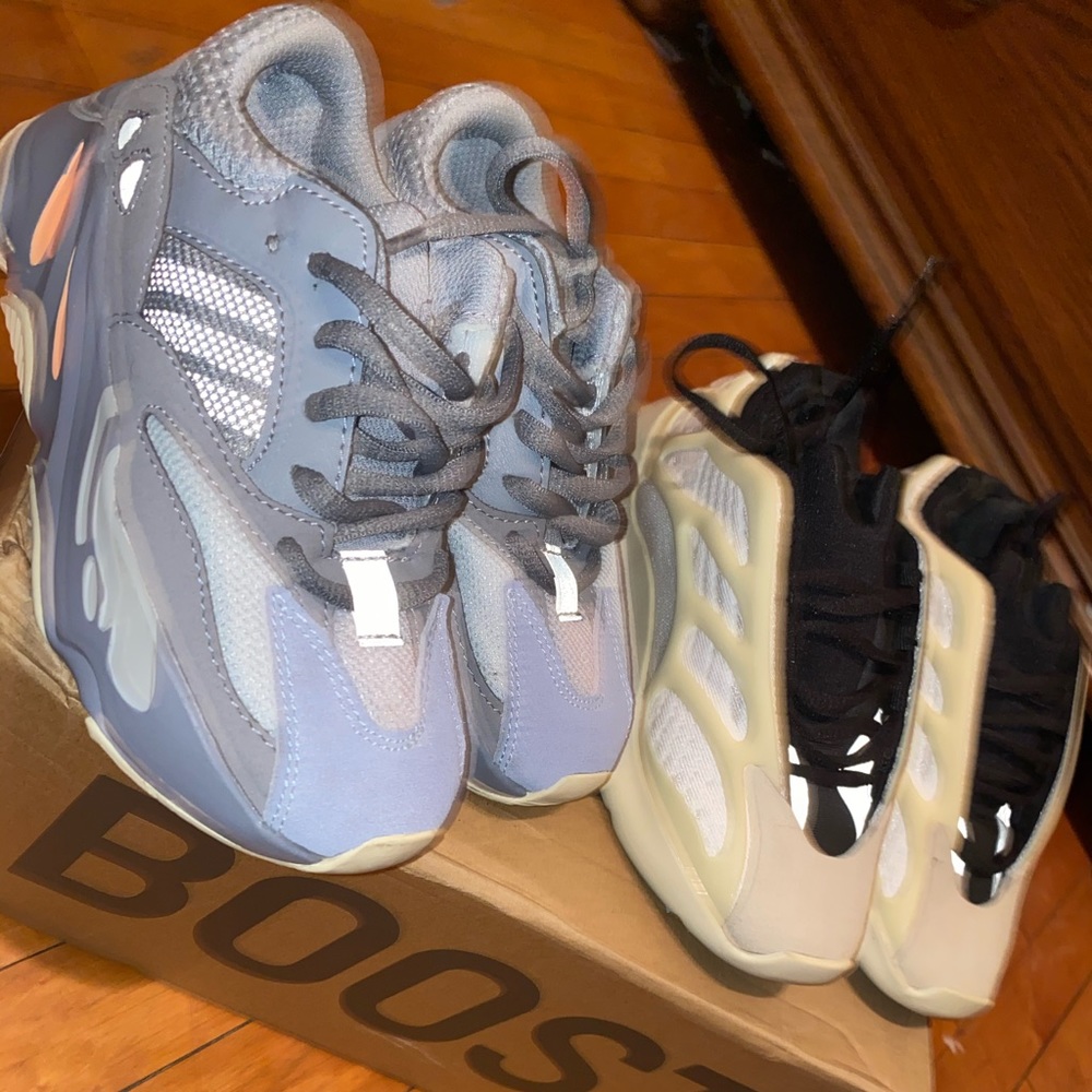 yeezy 700 inertia and yeezy 700 v3 azael